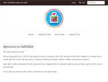 Tablet Screenshot of carebox.com